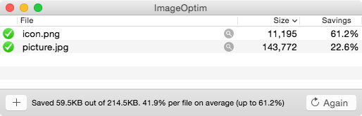 ImageOptim 1.8.8 Mac 免费版 图片压缩优化软件